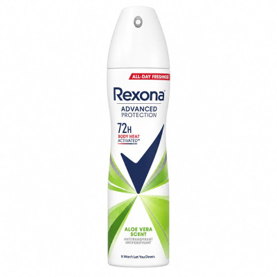 اسپری ضدتعریق زنانه رکسونا مدل Aloe Vera Scent 72H حجم 200 میلی‌لیتر