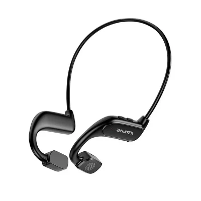 هدفون بلوتوثی گردنی مدل A897BL با نویز کنسلینگ فعال (ANC)، درگاه شارژ USB Type-C، دارای کلیدهای فیزیکی و پنل لمسی جهت مدیریت موسیقی و مکالمه، مقاوم در برابر رطوبت و عرق