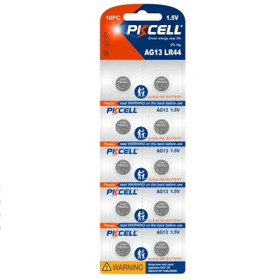باتری ساعت پی‌کی سل مدل  AG13 LR44 ولت 1.5 مجموعه 10عددی