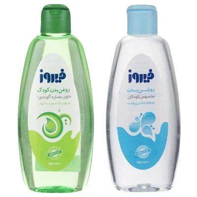 روغن بدن کودک فیروز کد 7 حجم 200 میلی لیتر مجموعه 2 عددی