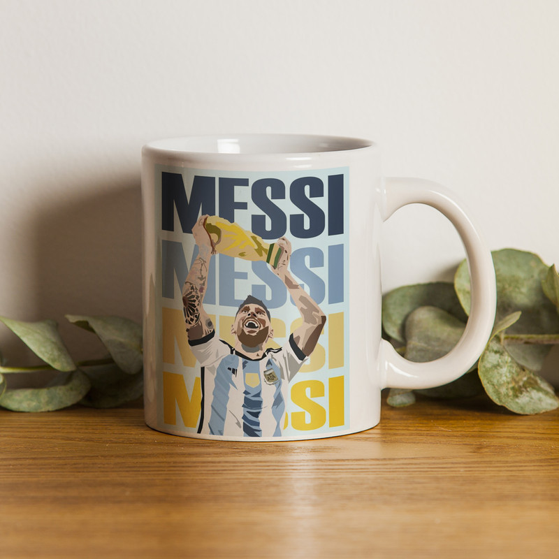 ماگ مدل مسی آرژانتین طرح messi