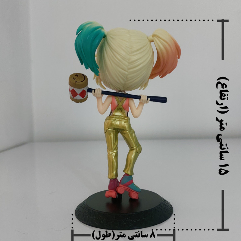 فیگور مدل دخترانه طرح هارلی کویین کد H-257