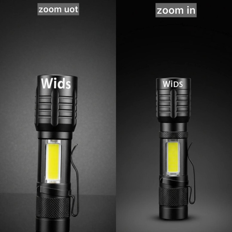 چراغ قوه دستی ویدز مدل 2SMD با نور مهتابی