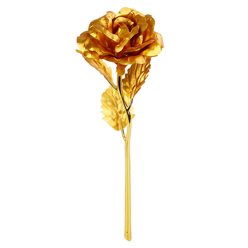 گل رز مصنوعی مدل Gold مجموعه 6 عددی