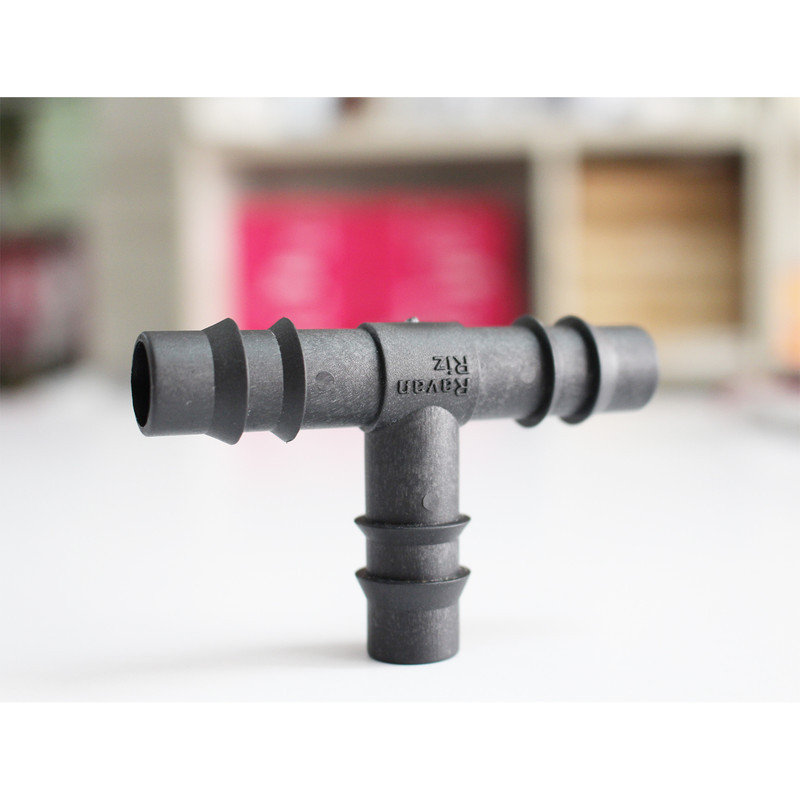 سه راهی آبیاری روان ریز مدل RR-Tee16mm بسته 20 عددی