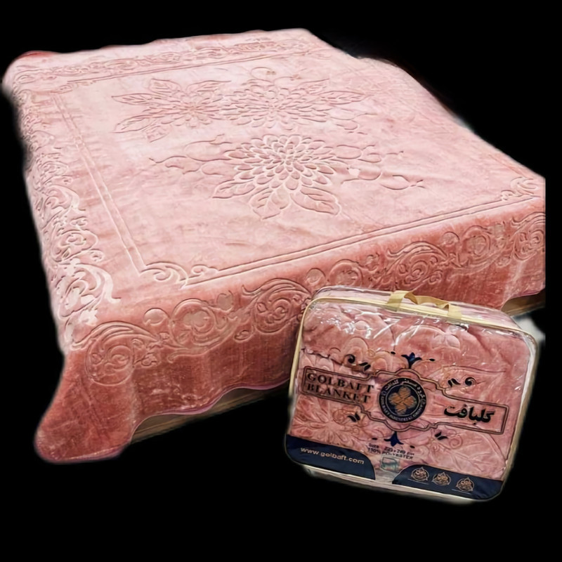 پتو 2 نفره گلبافت مدل برجسته  سایز 240x220 سانتی‌متر