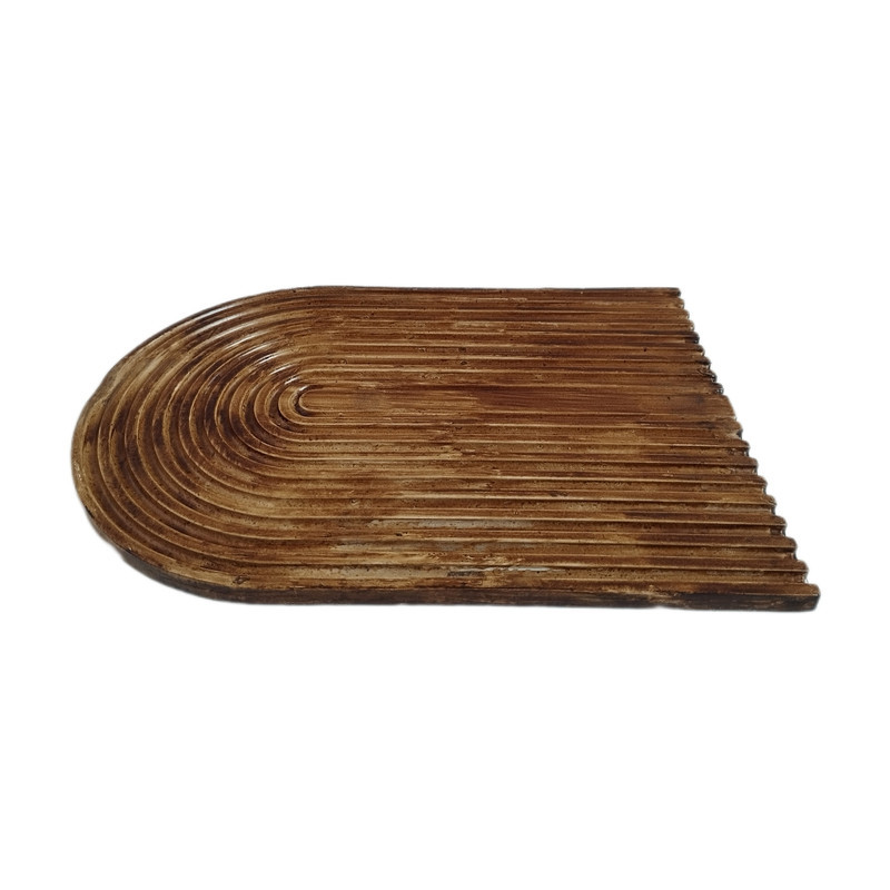 سینی طرح چوبی رنگین کمان B001