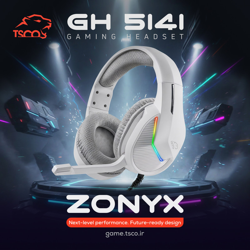 هدست گیمینگ تسکو مدل GH 5141 Zonyx RGB