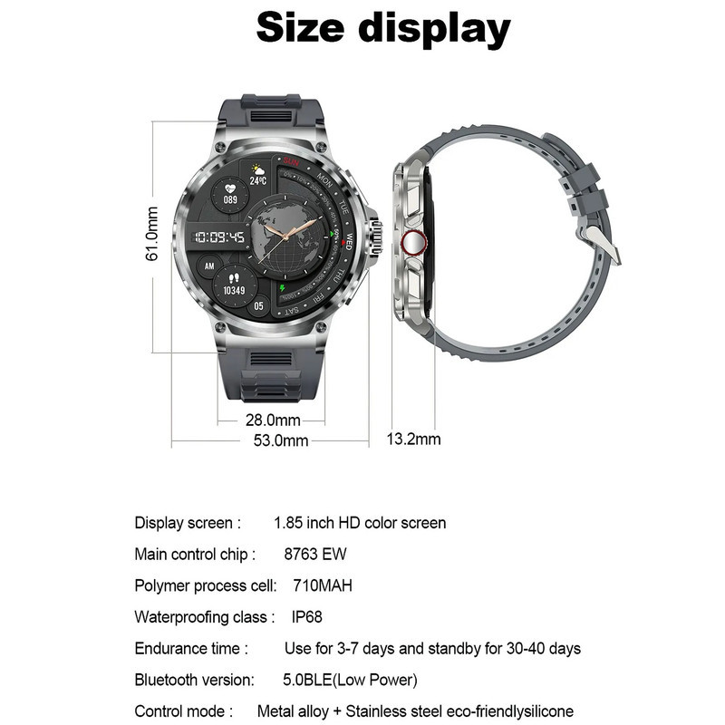 ساعت هوشمند مدل V69 Big Screen