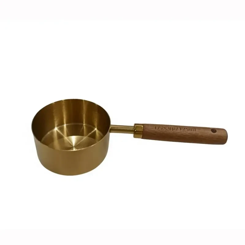 پیمانه اندازه گیری مدل استیل دسته چوبی کد HS125