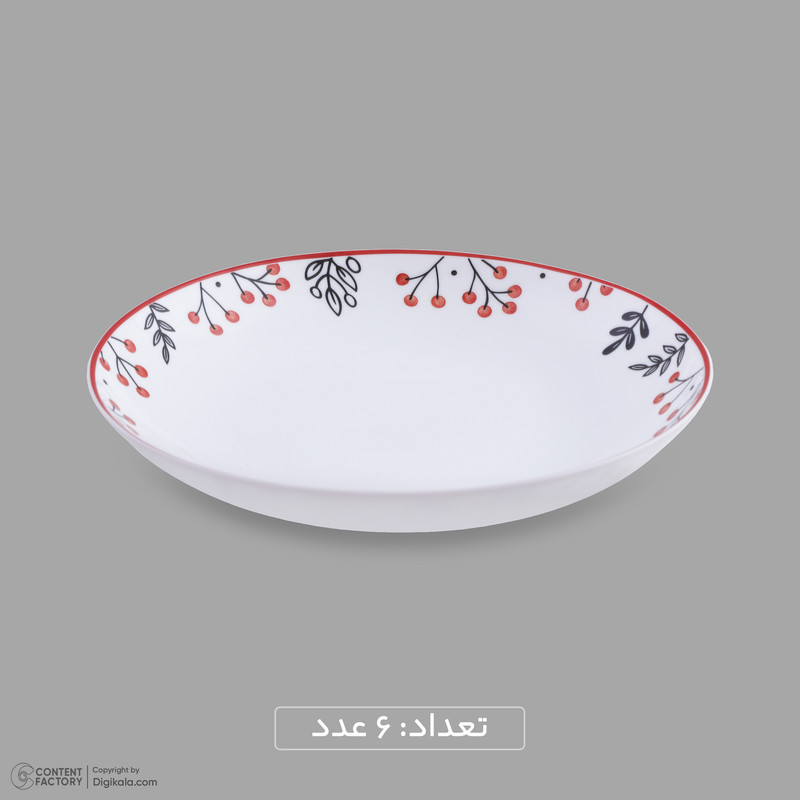 سرویس غذاخوری اوپال 26 پارچه 6 نفره دینو مدل Flore