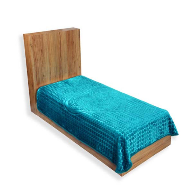 پتو 1 نفر نساجی لاله مهرگان مدل الوان کُره سایز 210x160x2 سانتی‌متر