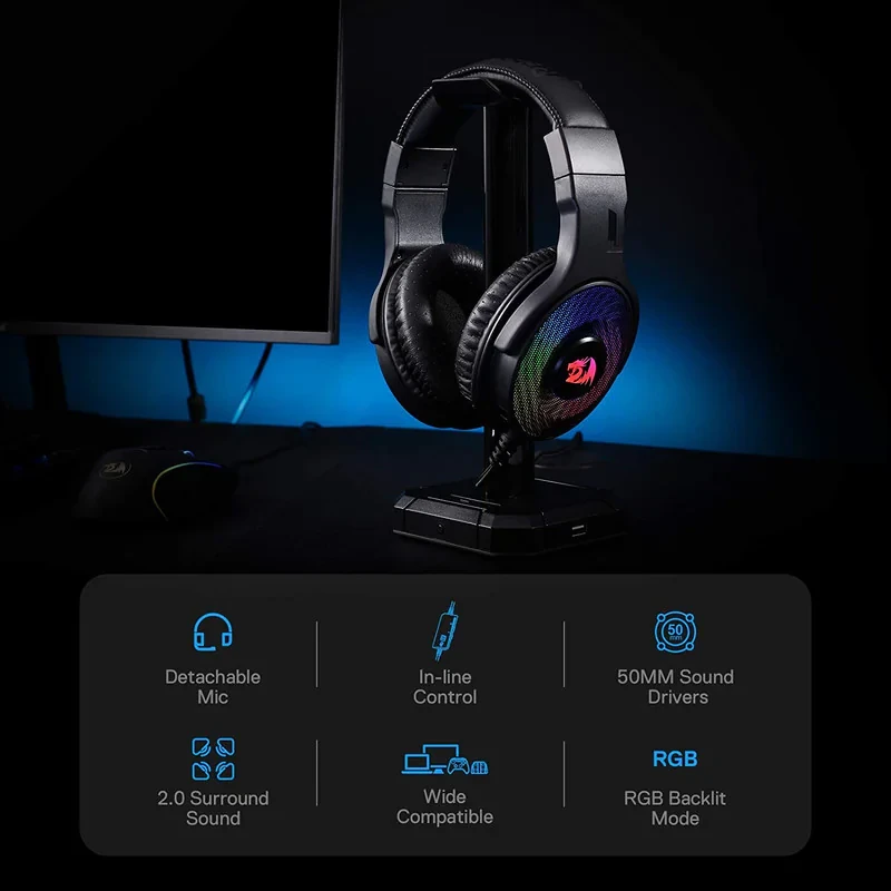 هدست مخصوص بازی ردراگون مدل Pandora H350