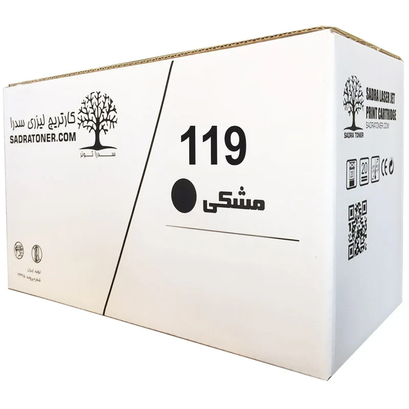 تونر مشکی سدرا مدل 119