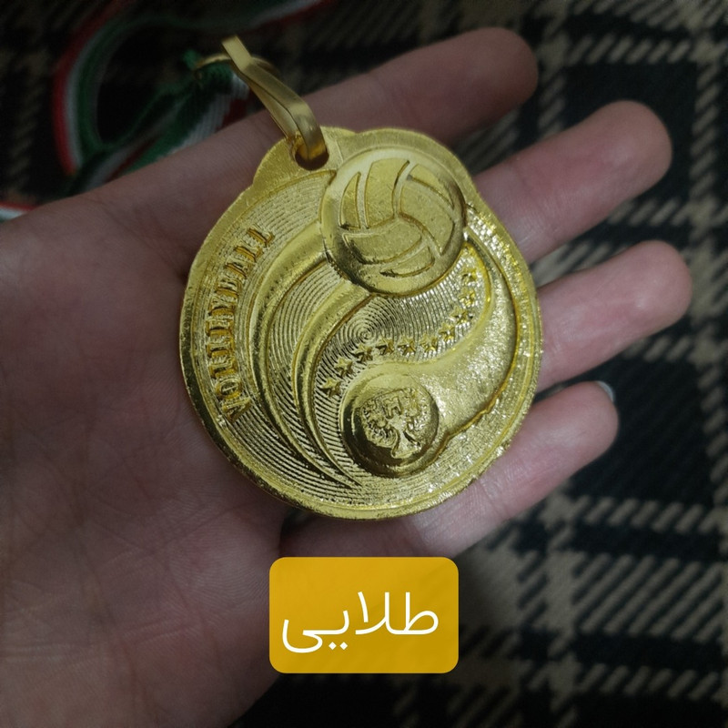 مدال قهرمانی مدل والیبال