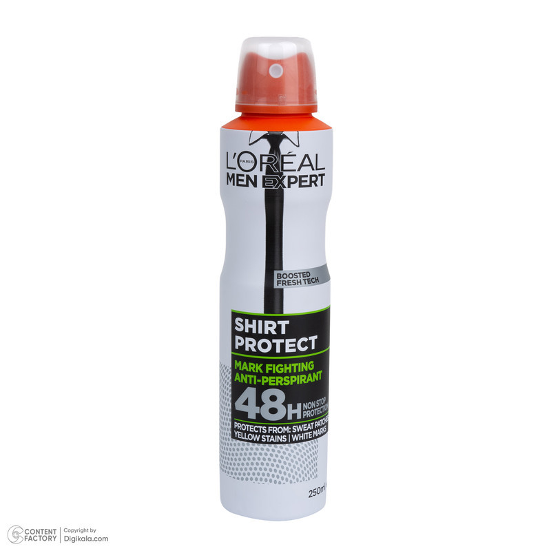 اسپری ضدتعریق مردانه لورآل مدل Protection حجم 250 میلی‌لیتر