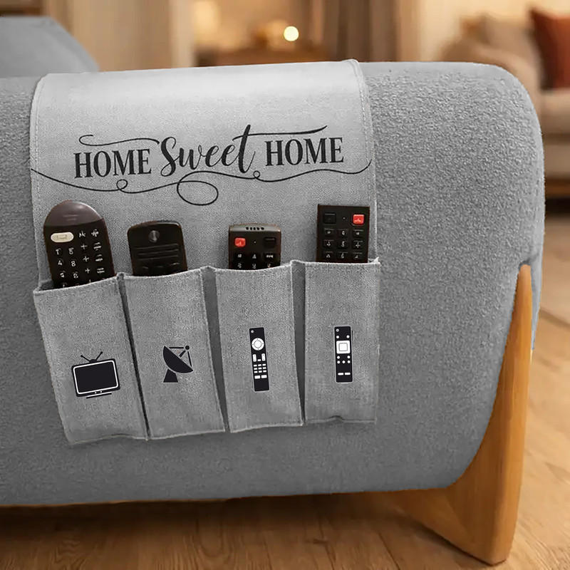 جای ریموت کنترل طرح لینن مدل HOME SWEET HOME کد R1