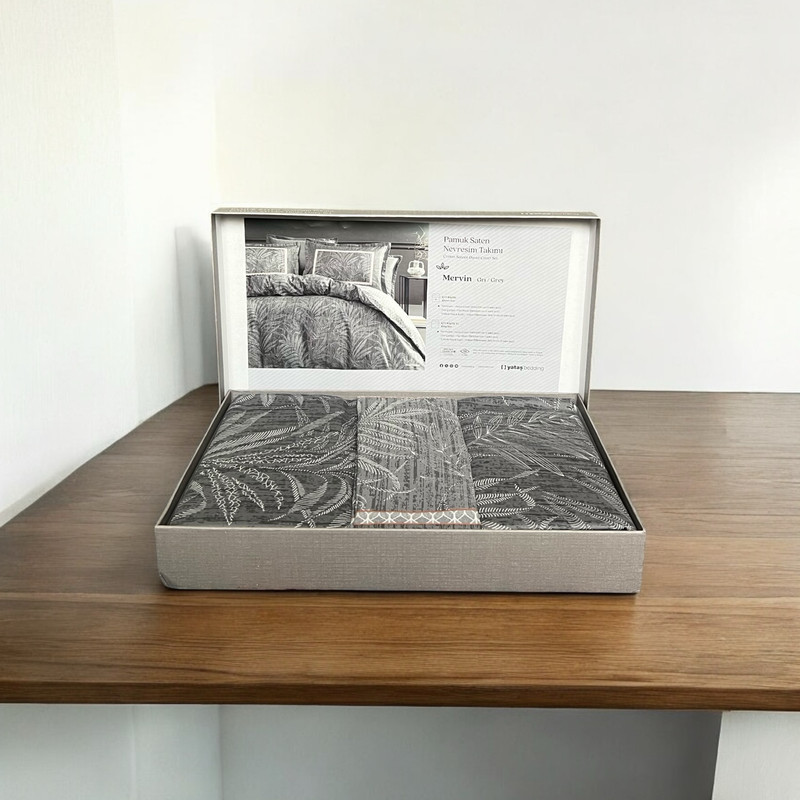 سرویس ملحفه دو نفره 4 تکه یاتاش مدل Mervin