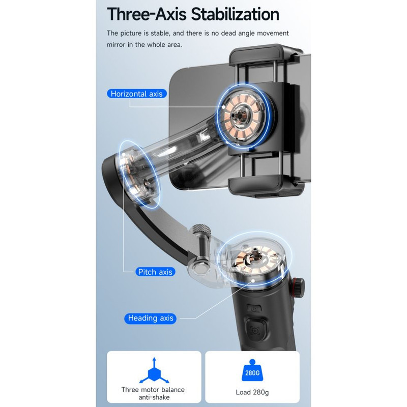 استابیلایزر توکی مدل M02 3-Axis به همراه دوربین دنبال کننده و فلش مگنتی