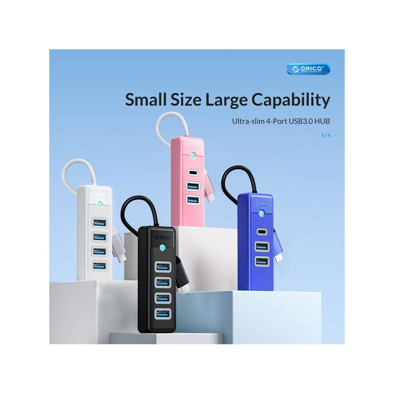 هاب 4 پورت USB3.0 اوریکو مدل PW4U-C3