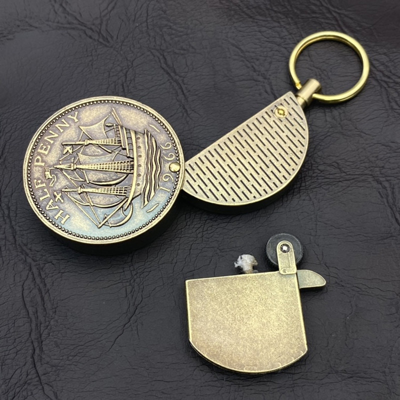فندک زورو مدل Antique Coin کد SN-LIZO-2102-27