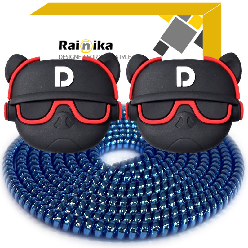 محافظ کابل شارژر و هندزفری رینیکا مدل Dog AAA 03 مجموعه 3 عددی