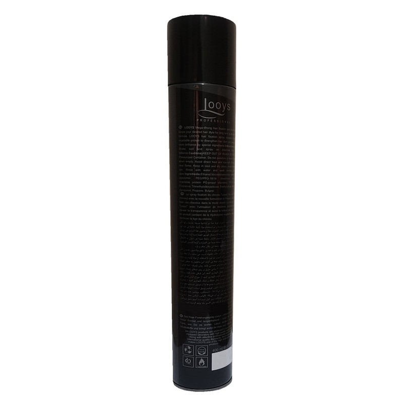 اسپری حالت‌دهنده مو با قدرت حفظ حالت مو پنج لویز مدل Anti-Frizz مناسب برای انواع مو حجم 400 میلی‌لیتر