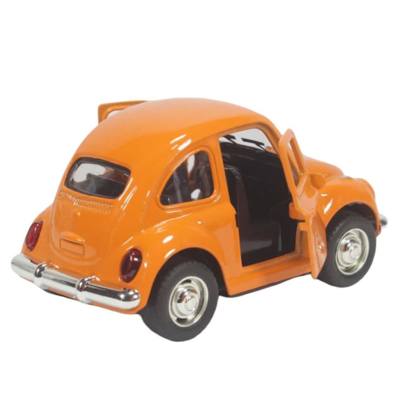 ماشین بازی ناب سل مدل فولکس قورباغه ای فلزی عقبکش کد Metal frog Volkswagen pullback