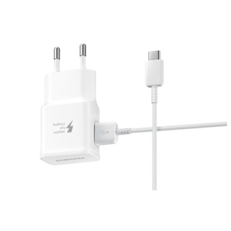 شارژر دیواری مدل EP-TA20EWECGWW به همراه کابل تبدیل USB-C