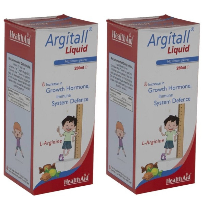 شربت آرژیتال هلث اید - 250 میلی لیتر بسته دو عددی