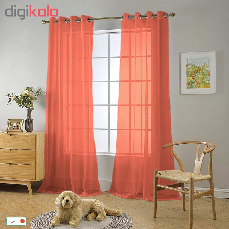 پرده مدل حریر N110 سایز 280×150 سانتی متر