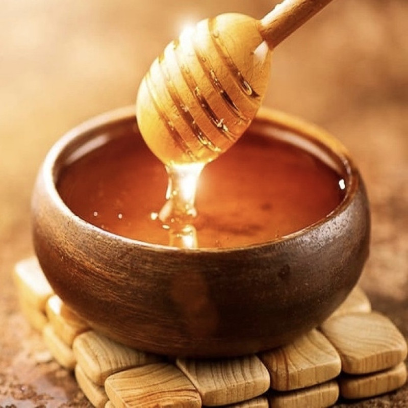 قاشق عسل چوبی مدل چنار طبیعی کد a 132