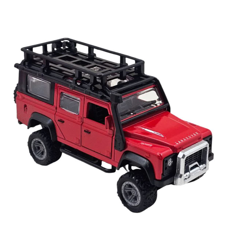 ماشین بازی ناب سل مدل لندروور فلزی چراغدار موزیکال Land Rover CAR with lights and music
