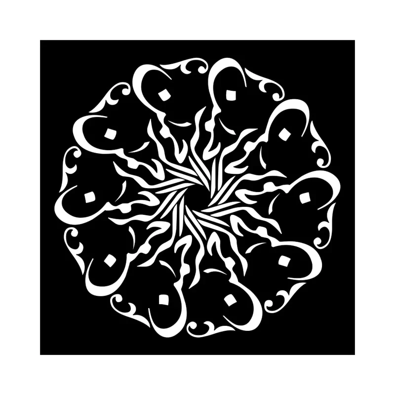 شابلون کد SP17 مجموعه 6 عددی