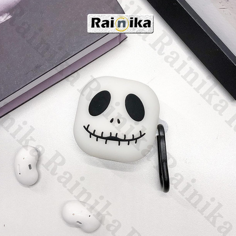 کاور رینیکا مدل Buds Funny Skull مناسب برای کیس هدفون بی سیم سامسونگ Galaxy Buds Live  Buds Pro  buds 2  buds 2 pro  Fe