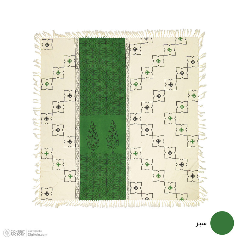 رومیزی بومی مدل 04 سایز 98x98 سانتی‌متر
