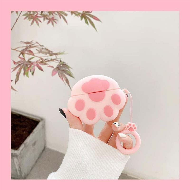 کاور مسیر طرح Pink Paw مناسب برای کیس اپل ایرپاد 4