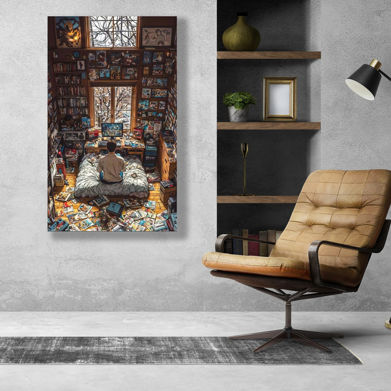 تابلو شاسی مدل اتاق گیمینگ gaming room کد gm3