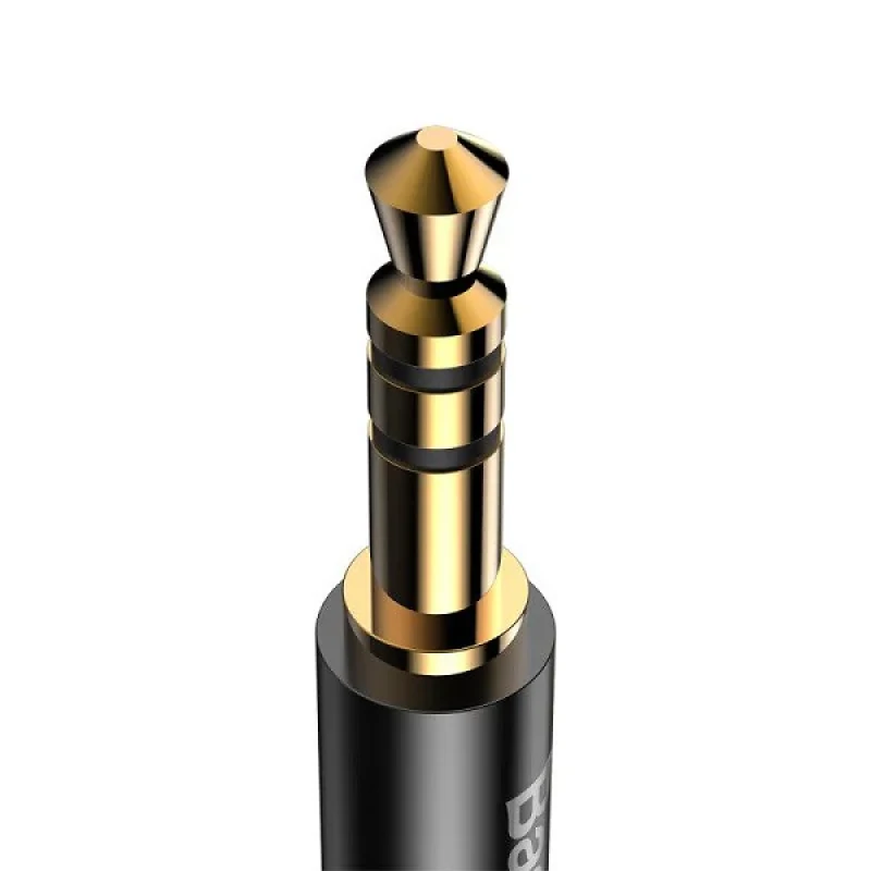 کابل تبدیل USB-C به AUX باسئوس مدل CAM01-M01-BA طول 1.2 متر