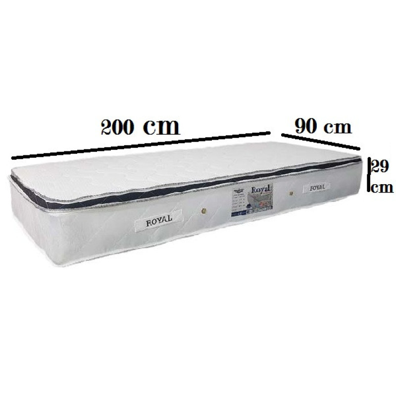 تشک رویال مدل ریلکس M09P یک نفره سایز 200 × 90 سانتی‌ متر