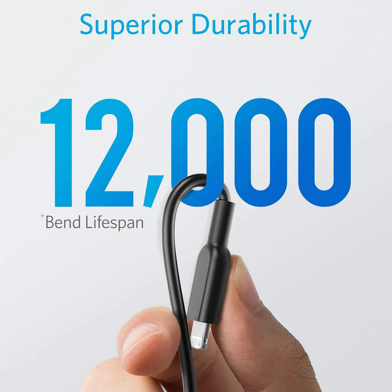 کابل تبدیل USB به لایتنینگ انکر مدل A8433 PowerLine II طول 1.8 متر