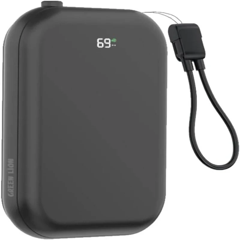پاوربانک گرین لاین مدل 3IN1 MAGSAFE PD 20W ظرفیت 10000میلی آمپر ساعت