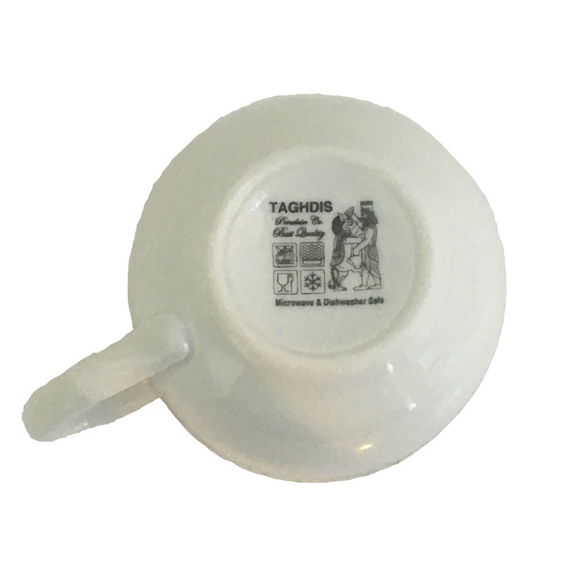 سرویس چای خوری 12 پارچه شرکت صنایع چینی تقدیس مدل گلبرگ کد 100