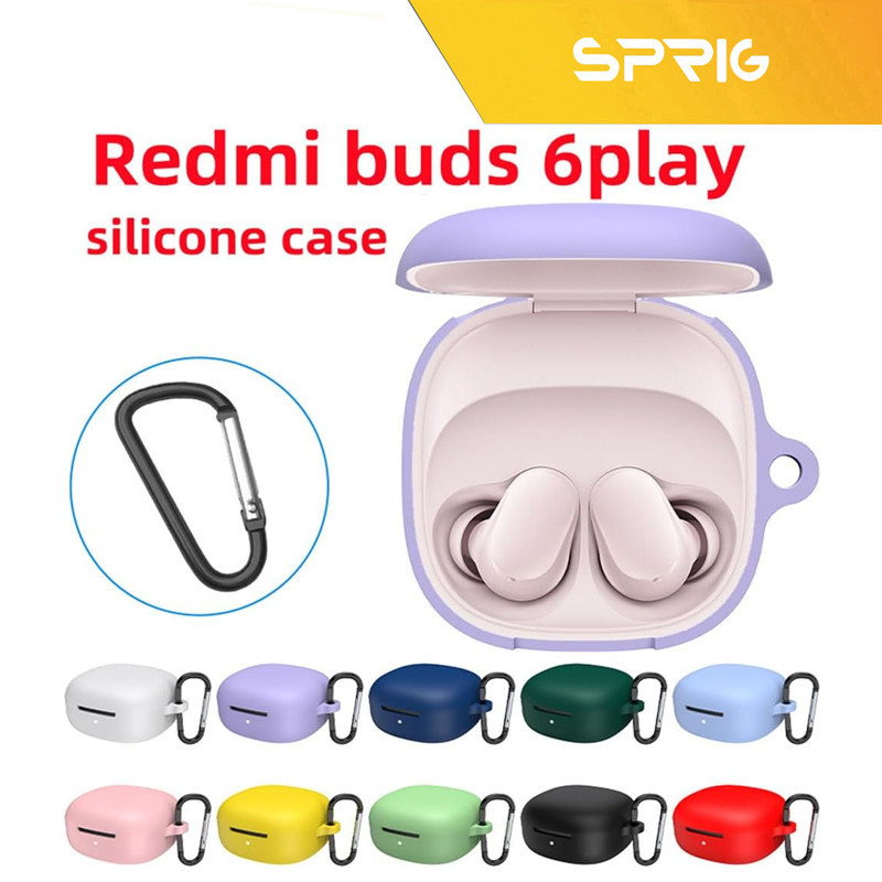 کاور اسپریگ مدل Silicone-SP مناسب برای کیس هدفون بلوتوثی شیائومی Redmi Buds 6 Play