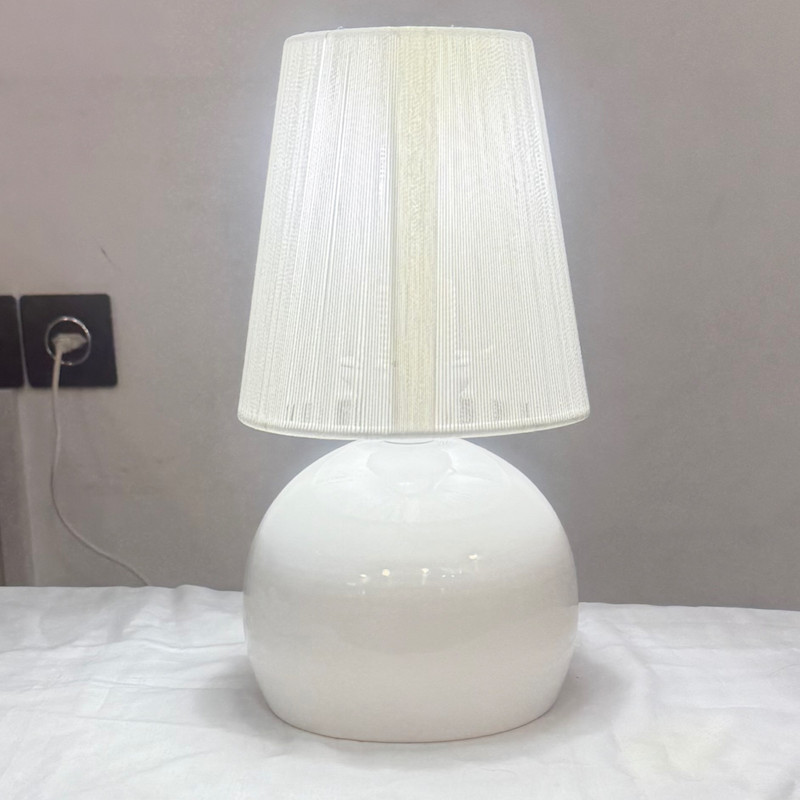 آباژور رومیزی نورهام مدل مکرومه نخی NHM-NAHAL-MKR15