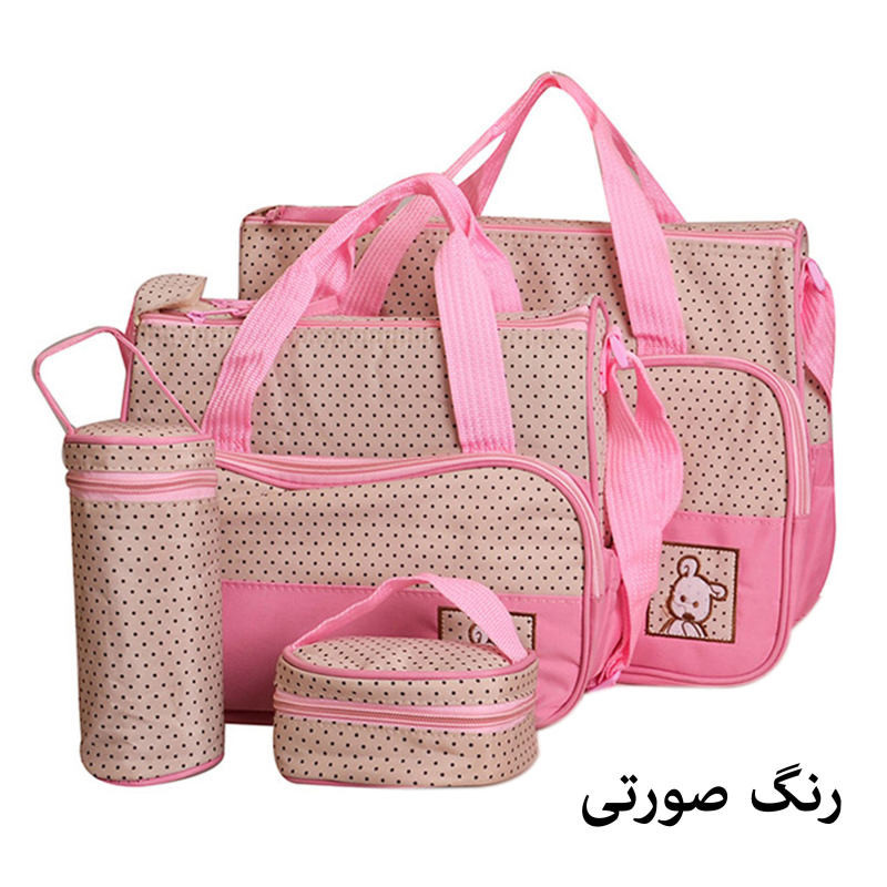 ساک لوازم کودک و نوزاد مدل SF-00125 بسته 4 عددی