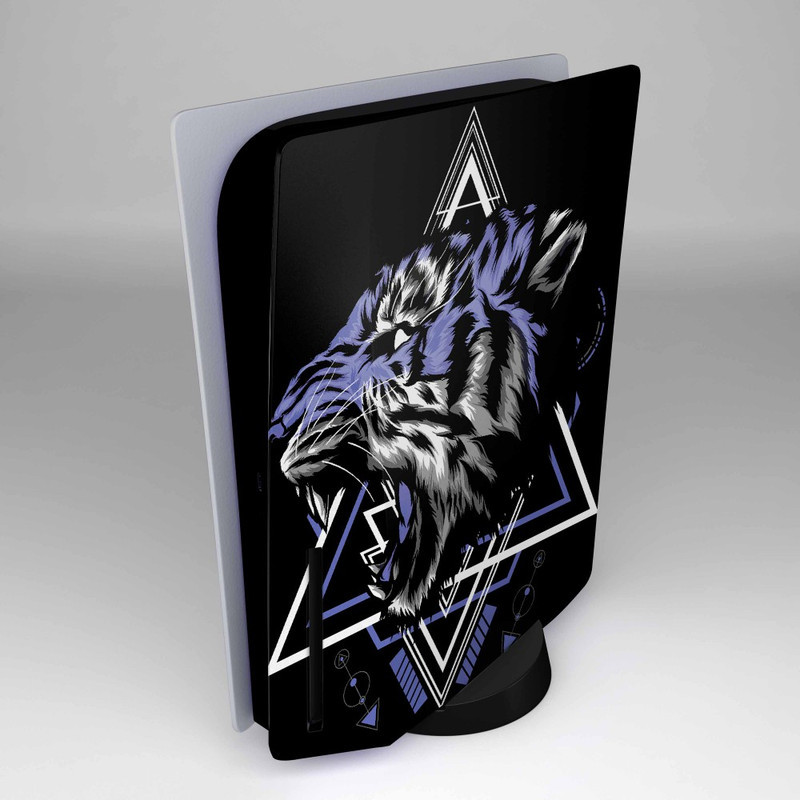 برچسب کنسول و دسته بازی و هدفون PS5 هاماگراف مدل Hexa Panther