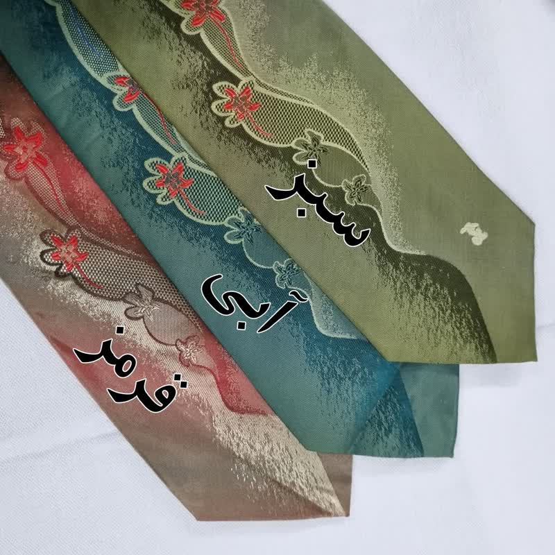 کراوات مردانه مدل SAN SUN FLOWER