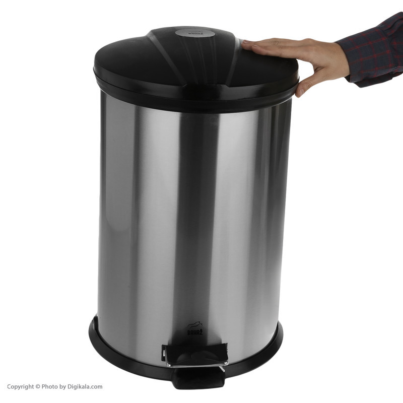 سطل زباله پدالی بهاز کالا کد 16160028 گنجایش 20 لیتر