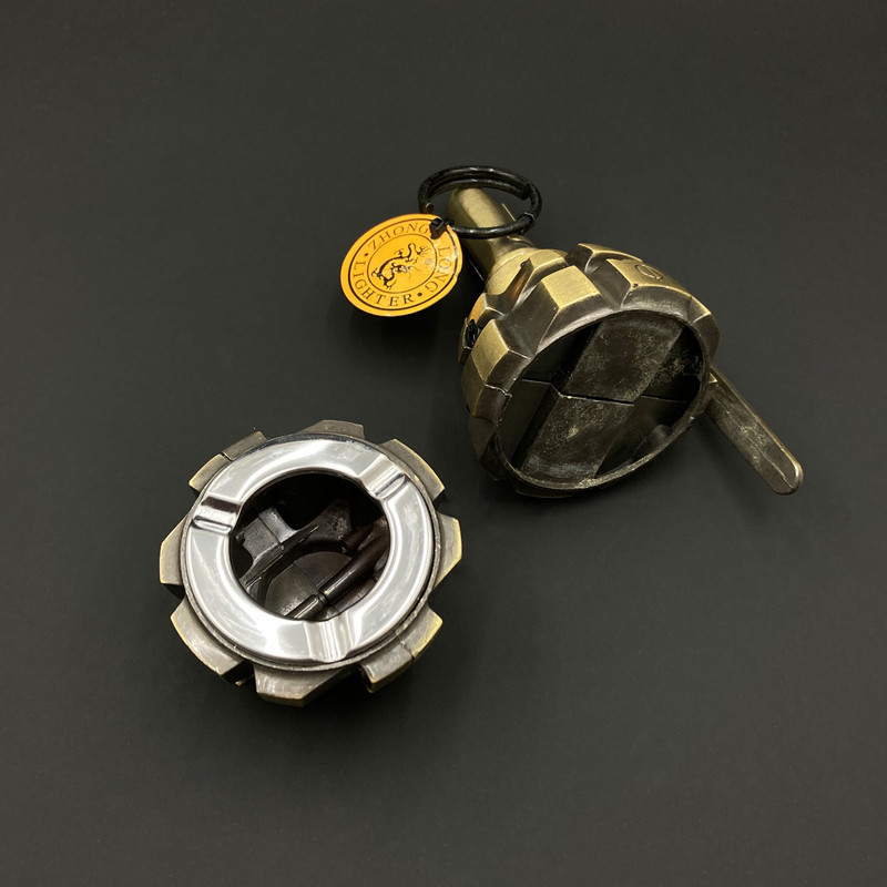 فندک مدل ژونگ لانگ طرح نارنجک کد DKD-797
